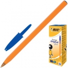 Ручка шариковая BIC Orange синяя  0,35 мм, 20 штук в упаковке.