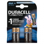 Батарейки Duracell Turbo AAA/286/LR03 алкалиновые, 4 шт. 