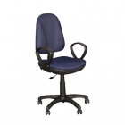 Кресло EasyChair кресло Pegaso GTP, ткань черно-синяя