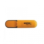 Текстовыделитель Kores оранжевый 1-5 мм.