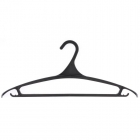 Вешалка-плечики Elfe пластиковая для верхней одежды черная (размер 52-54)