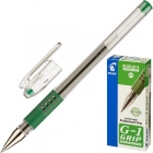 Ручка гелевая PILOT BLGP-G1-5 с резин.манжеткой зеленая