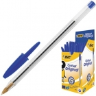 Ручка шариковая "BIC" CRISTAL 0,4 мм синяя