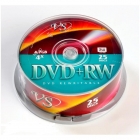Диск DVD+RW VS 4,7 GB 4x 25шт./туба