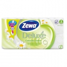 Бумага туалетная Zewa Deluxe 3-слойная белая с ароматом ромашки 8 рул. в уп.