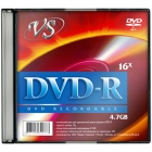 Диск DVD-R VS 4.7Gb 16x, Slim, 5шт./уп.