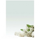 Дизайн-бумага Белые цветы (А4, 90г, 20л/пач.)
