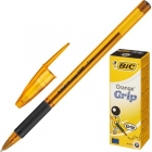 Ручка шариковая BIC Orange grip fine, черная  0,35 мм.