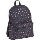 Рюкзак молодежный №1 School Фламинго серый