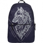 Рюкзак молодежный №1 School Волк синий