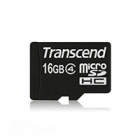 Карта памяти Transcend microSDHC 16GB Class4 (TS16GUSDHC4) + Адаптер SD