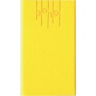 Еженедельник датированный карманный на 2019 год Escalada искусственная кожа А6 64 листа желтый (140x80 мм)