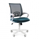 Кресло офисное Chairman зеленое/белое 