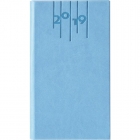 Еженедельник датированный карманный на 2020 год Escalada искусственная кожа А6 64 листа голубой (140x80 мм)