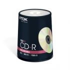 Диск "TDK" CD-R 80 52x  , 100 шт./туба