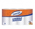 Полотенца бум. Luscan 2-сл., 4 рулона уп.