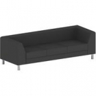 Мягкая мебель диван 3-хместный черный Oregon 16