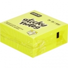 Блок-кубик Attache Selection 76х76мм, неон, желтый 400л.