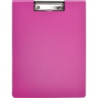Папка-планшет с крышкой Attache Selection пластиковая розовая.