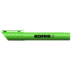 Текстовыделитель Kores зеленый 1-4 мм.