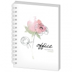 Бизнес-тетрадь Office Flowers А5 60л. в ассортименте