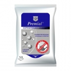 Салфетки влажные Premial Серебряная защита антибактериальные 50 штук в упаковке