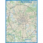 Настенная автомобильная карта Москвы (масштаб 1:30 тыс.)