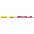 Маркер пеинт (лак) EDDING E-751/5 жёлтый, 1-2мм, мет. корп., Герман