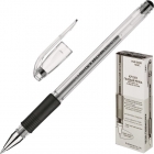 Ручка гелевая Crown HJR-500R черная 0,5 мм.