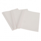 Обложки для термопереплета, А4 картонные/пластиковые 200л. 60 шт/уп. белые  