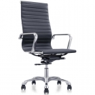 Кресло для руководителя EChair 705 TPU черное искусственная кожа/металл