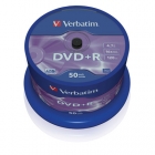 Диск DVD+R VERBATIM 4,7GB 16х CB/50 43550
