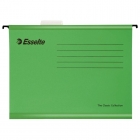 Подвесная папка Esselte Standart А4 до 250 листов зеленая 25 штук в упаковке.