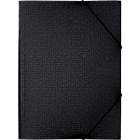 Папка-короб на резинке Attache Confidence A4 пластиковая черная ,0.8 мм