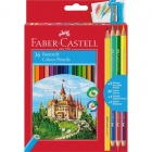 Карандаши цветные шестигранные Faber-Castell Замок 42 цвета