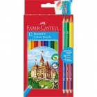 Карандаши цветные шестигранные Faber-Castell Замок 18 цветов