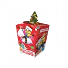 Новогодний сладкий набор Minions Кубик с сюрпризом в картонной упаковке 180 г