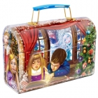 Новогодний сладкий набор  Саквояж Снежная королева в жестяной упаковке 700 г