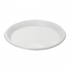 Тарелка пластиковая белая 205 мм, 100 шт/уп.