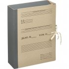 Папка архивная с гребешками А4 из картона/бумвинила 120 мм 2 х/б завязки, до 1150 листов, 10 шт/уп.