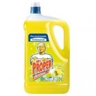 Жидкость для чистки твердых поверхностей Mr. Proper 5 литров, лимон.