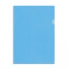 Папка-уголок жесткий пластик синяя 150 мкм, 10 штук в уп