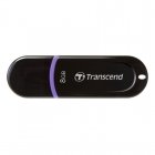 Флэш-память Transcend JetFlash 300 8GB, черный+фиолетовый