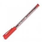 Ручка шариковая масляная Faber-Castell 1430 красная толщина линии 0.5 мм