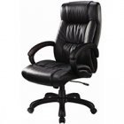 Кресло руководителя EChair CS-698Е B черное, искусственная кожа/пластик