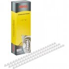 Пружины для переплета пластиковые ProMega Office 8 мм белые (100 штук в упаковке)