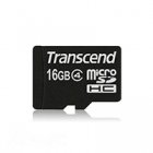Карта памяти Transcend microSDHC 16GB Class4 (TS16GUSDHC4) + Адаптер SD