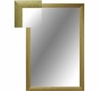 Зеркало настенное золото шелк