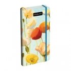  Блокнот Art-Blanc Fleur А7 96 листов цветной в линейку на сшивке с фиксирующей резинкой