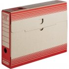 Короб архивный Attache картон красный 256х75х322 мм
